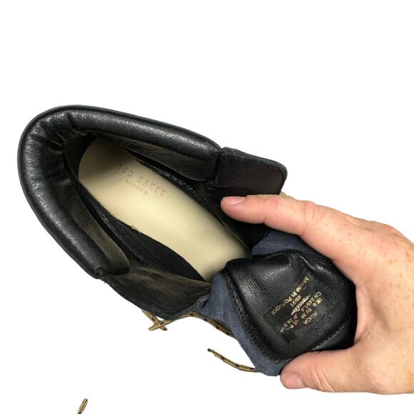 Ted Baker Allicia Black Lace Up Combat Boots - Picture 7 of 9